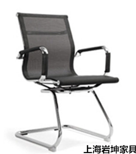 办公椅电脑椅子固定扶手弓形会议椅职员椅会议椅透气网布椅钢架椅