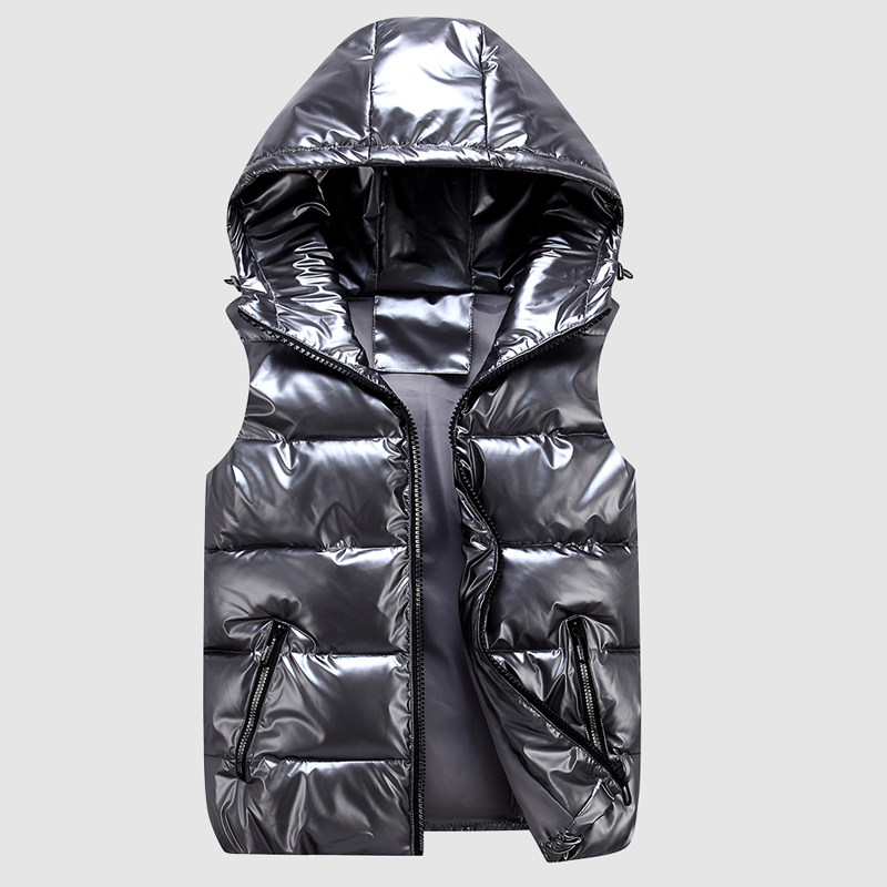 秋冬羽绒棉马甲女亮面背心坎肩马夹棉衣2025新款保暖棉服上衣外套,淘宝优惠券,粉丝福利购,淘宝优惠卷