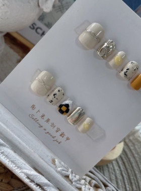 纯手工穿戴甲定制贴片不伤甲