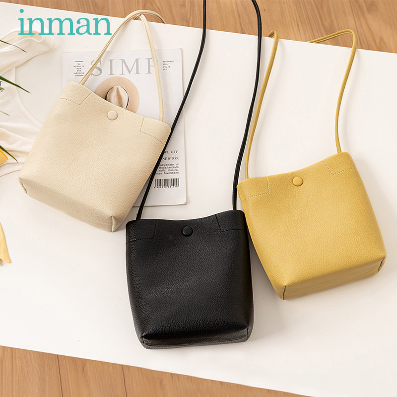 茵曼2020新款夏季软面日系通勤包包 茵曼箱包女士包袋
