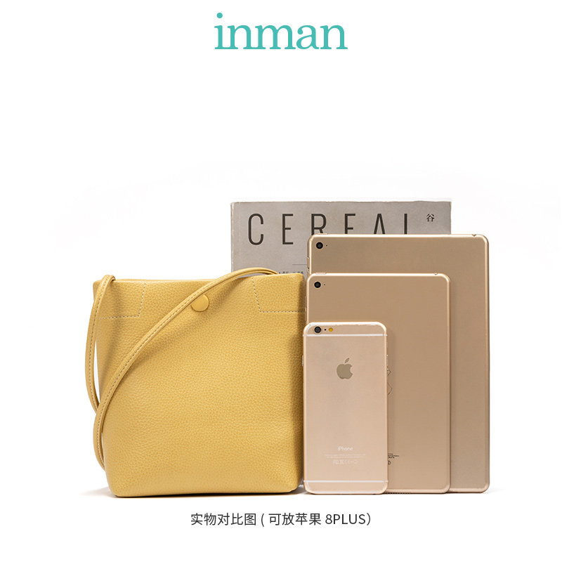 茵曼2020新款夏季软面日系通勤包包 茵曼箱包女士包袋