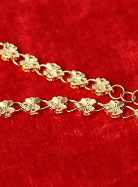 女款《星闪亮系列》 3D硬金手链 意大利工艺  流行元素黄金色泽