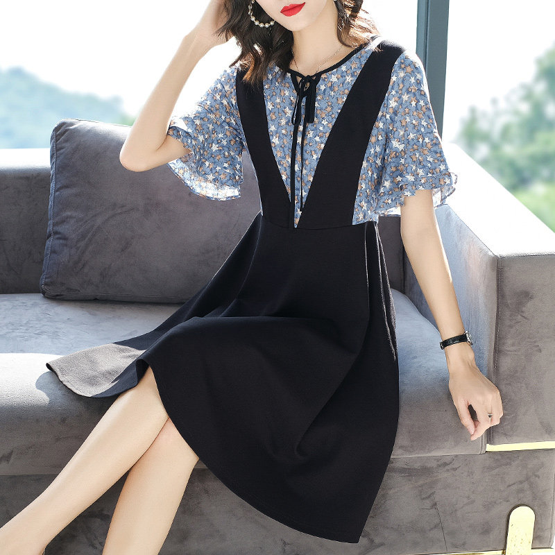 爱朴胖妹妹洋气大码女装2020 mm碎花 爱朴女装大码女装