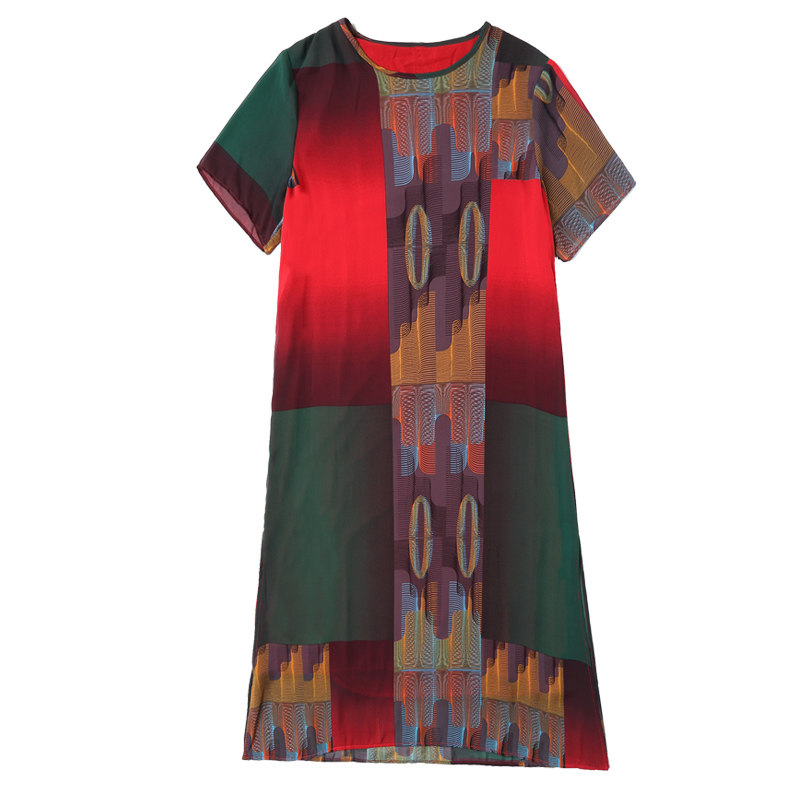 爱朴阔太太大码女装宽松连衣裙 爱朴女装大码女装