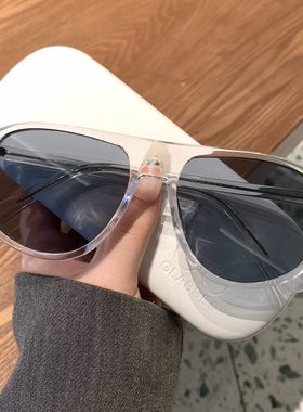 遮阳多边形时尚女茶色太阳镜墨镜