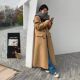 Women's woolen coat autumn and winter 2021 above the knee for tall people