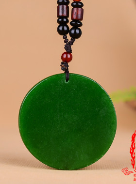 福在眼前挂件菠菜绿花开富贵吊坠