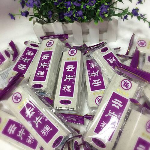 老上海多味切糕 赛记云片糕传统美食手工制作糕点500g多省包邮 - 图1