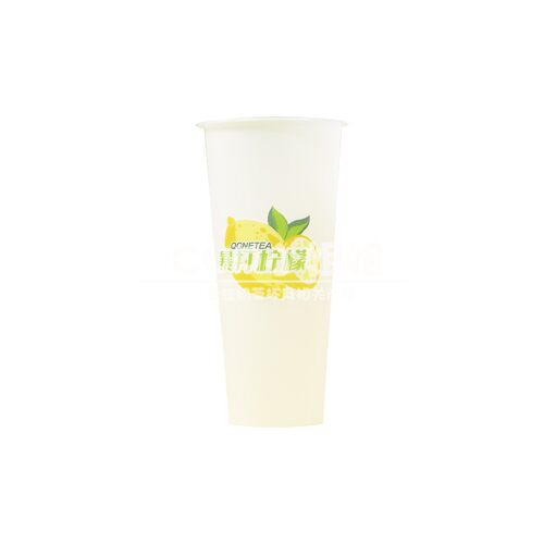 90口网红奶茶杯一次性带盖饮料果汁注塑杯新款暴打柠檬塑杯可定制 - 图3