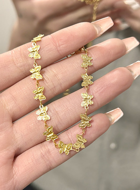 韩版小众设计简约蝴蝶手链简约