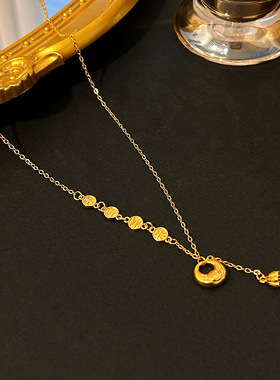 新中式爆款平安喜乐项链时尚百搭