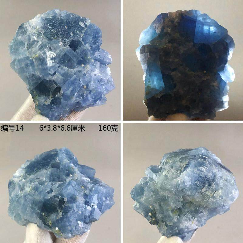 天然蓝色方解石原石矿物晶体橄榄石共生儿童学生地质科普教学标本,淘宝优惠券,粉丝福利购,淘宝优惠卷