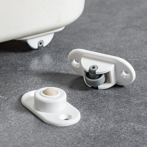 日本万向轮子免打孔粘贴式滚轮底座小滑轮家具静音移动脚轮滚珠轮 - 图2