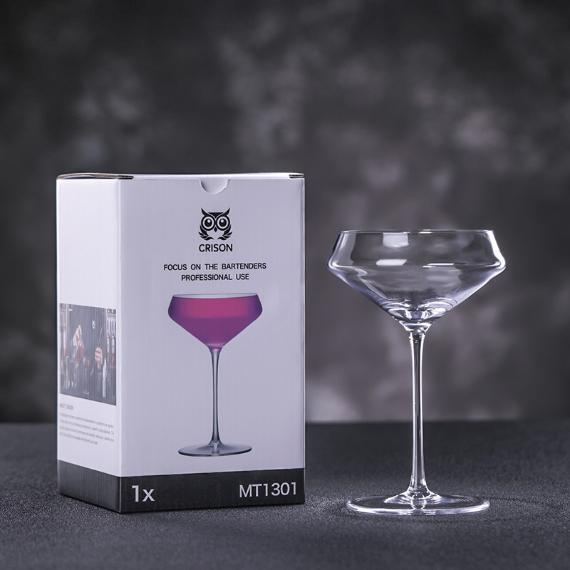 MT1301 CRISON柯瑞森日式水晶玻璃高脚马天尼鸡尾酒杯子酒吧传奇,淘宝优惠券,粉丝福利购,淘宝优惠卷