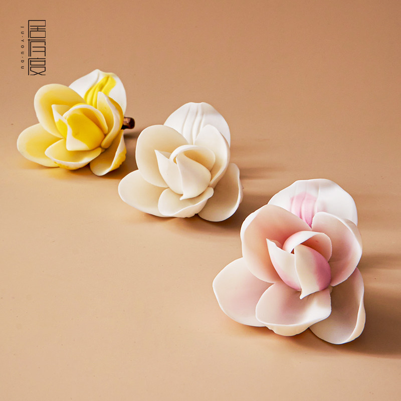 居有度线香香插室内香薰熏香家用底座香托香盘非遗手作玉兰花香炉,淘宝优惠券,粉丝福利购,淘宝优惠卷