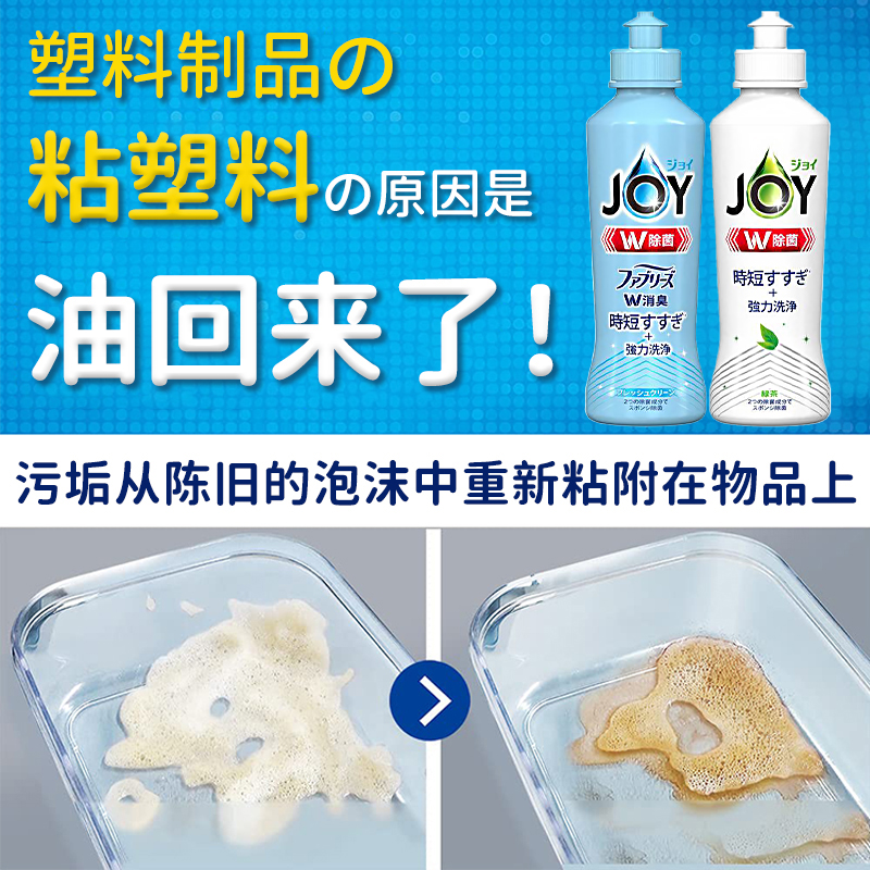 日本进口宝洁JOY倒立洗洁精超浓缩浓缩杀菌去油污家用餐具迷你装 - 图2