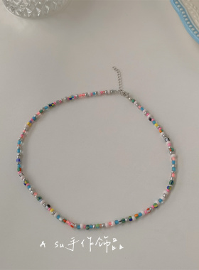 项链女小众设计感锁骨链