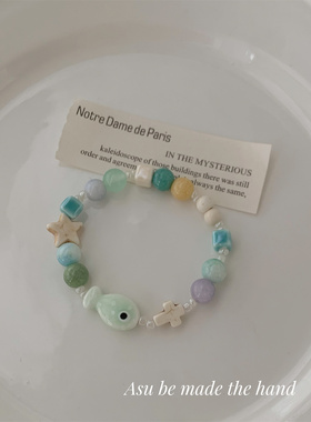 气质甜美串珠手链女春夏款