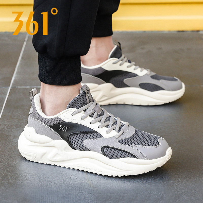 361男鞋跑步鞋2025冬季新款运动鞋男款网鞋薄款网面透气休闲鞋子,淘宝优惠券,粉丝福利购,淘宝优惠卷