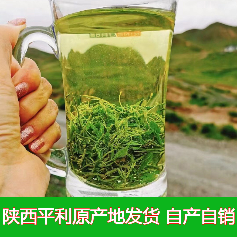 新茶平利绞股蓝龙须茶陕西安康特产正品野生胶股蓝五叶七叶苦茶-图0