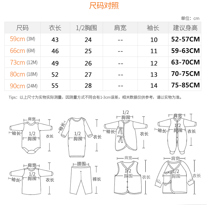 一03月婴儿衣服夏季薄59码连体衣男宝宝纯棉a类短袖满月女66哈衣7-图0