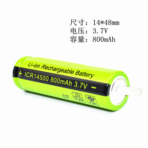 剃须刀电池1.2V 2.4V 3.7 AA 2/3AA 2/3N AAA 14500电推剪理发器 - 图1
