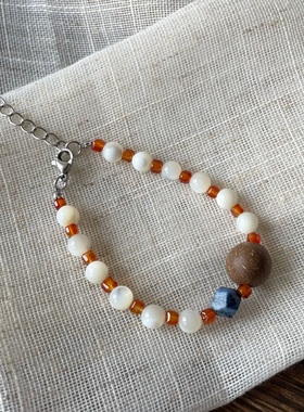 微瑕特价 | 原创设计纯手工中药合香珠中式复古百搭简约气质手串