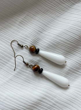 微瑕清仓 | 原创设计手作清冷复古慵懒百搭简约气质小众耳环耳夹