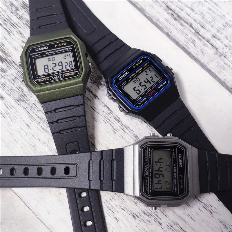 Casio Men And Women Classic Retro Electronic Watch Student Waterproof Watch F 91w 1 91wm 3a 1b 91ws 7