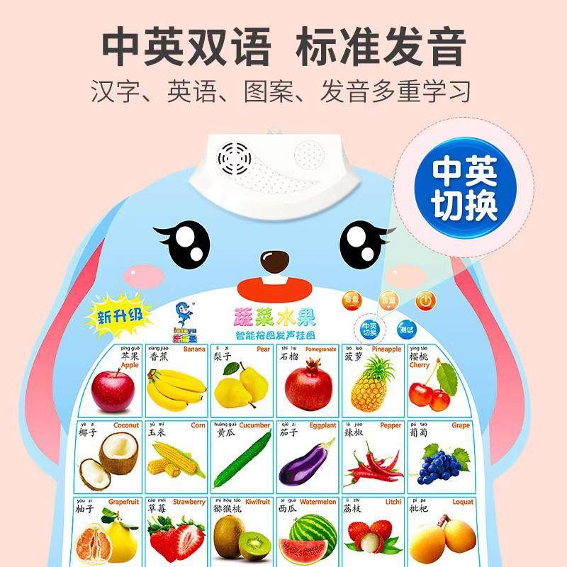 宝宝有声挂图婴幼儿童发声早教识字拼音学习神器字母表墙贴益智玩,淘宝优惠券,粉丝福利购,淘宝优惠卷