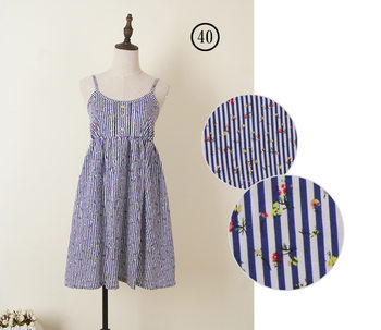 ເດັກຍິງຍີ່ປຸ່ນ Mori ຝ້າຍບໍລິສຸດພິມ A-line dress ວັນພັກຫາດຊາຍ skirt ຂະຫນາດນ້ອຍສົດ floral suspender midi skirt