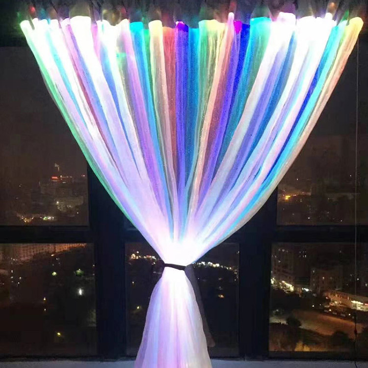 光纤面料光纤布料七彩光纤布变色发光布纺织光纤衣光纤灯发光面料,淘宝优惠券,粉丝福利购,淘宝优惠卷