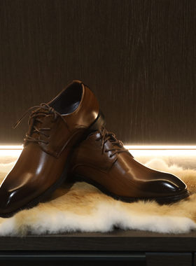 软装老钱风复古男士衣柜衣帽间