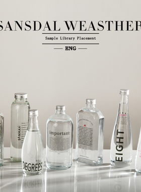 进口矿泉水依云气水展厅厨房道具