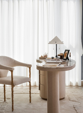 侘寂中古创意书桌书柜摆件