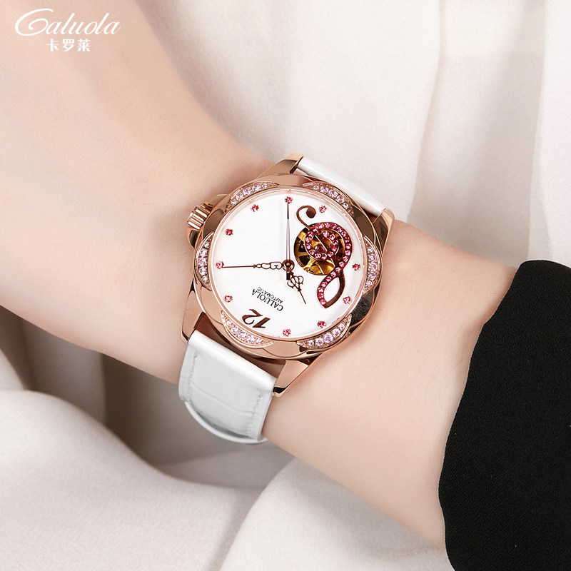 卡罗莱女士时尚潮流正品牌机械表 vordo国产腕表