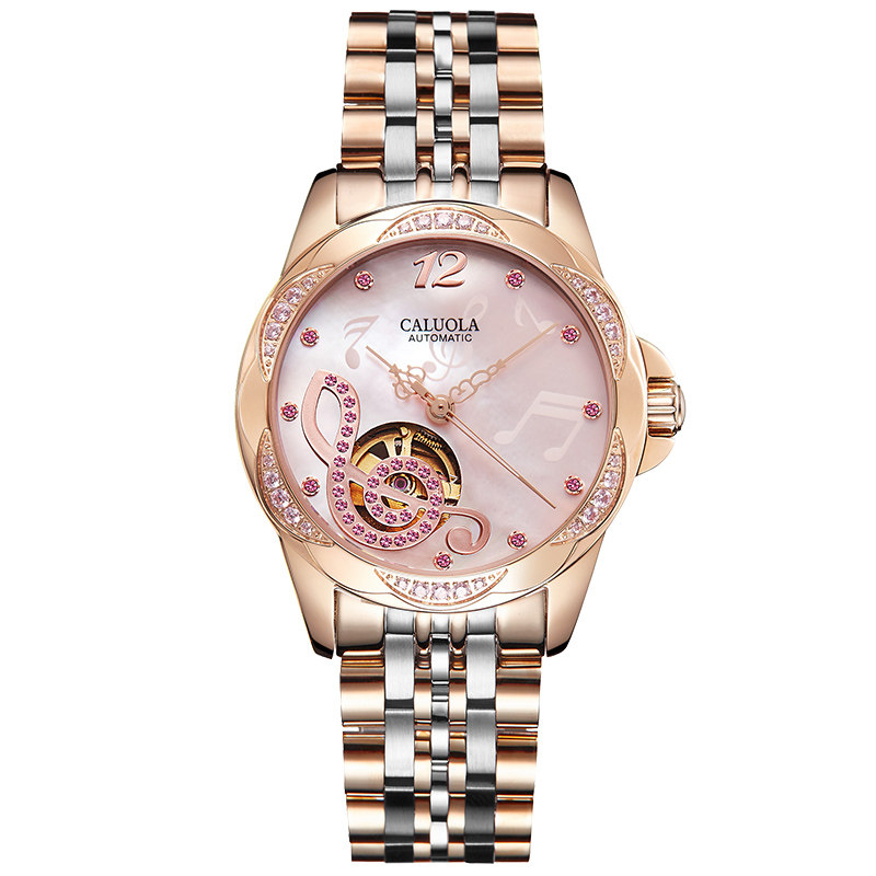 卡罗莱女士时尚潮流正品牌机械表 vordo国产腕表