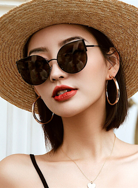 新款韩国小众时尚风网红度假墨镜