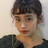 Японские ретро -плоские оптические очки женский декоративный декоративный сетка красное большое лицо тонкое, а красная книга круглые рамы близки к совпадению могут быть сопоставлены