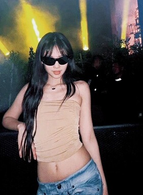 千禧年科幻墨镜女款镭射太阳眼镜