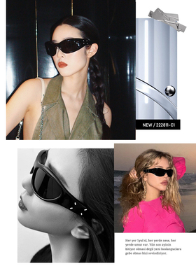 Jennie同款连体墨镜女欧美辣妹风