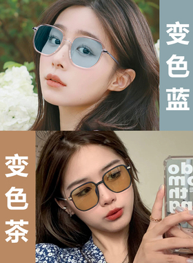 眼镜女韩版网红高级感