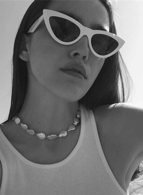 网红墨镜猫眼街拍复古蝶形