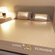 Summer household ice silk rattan mat three-piece set of bamboo mats, straw mats, dormitory air-conditioning mats, old-fashioned mats for flooring