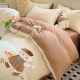 Complete set of quilt, complete set of bedding, student dormitory quilt core, mattress, pillow, six-eight-piece set, single and double quilt