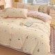 A complete set of pure cotton quilts, a complete set of four-piece cotton quilts with core pillows, seven or eight pieces, dormitory women's single quilts, six