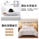 Hotel linen bed four-piece set white satin sheet quilt cover quilt pillow core seven-piece set for hotels and B&Bs