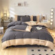 Four-piece quilt set, a complete set of bedding, eight-piece single quilt, pillow, mattress, autumn and winter student six-piece set