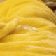 Plush four-piece set, double-sided velvet, warm yellow quilt cover, simple coral velvet plus velvet, winter sheets, winter style velvet