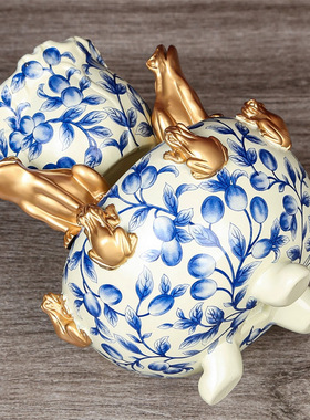 2026马年李居明吉祥物西南天水卸刀光摆件 七赤位客厅摆设